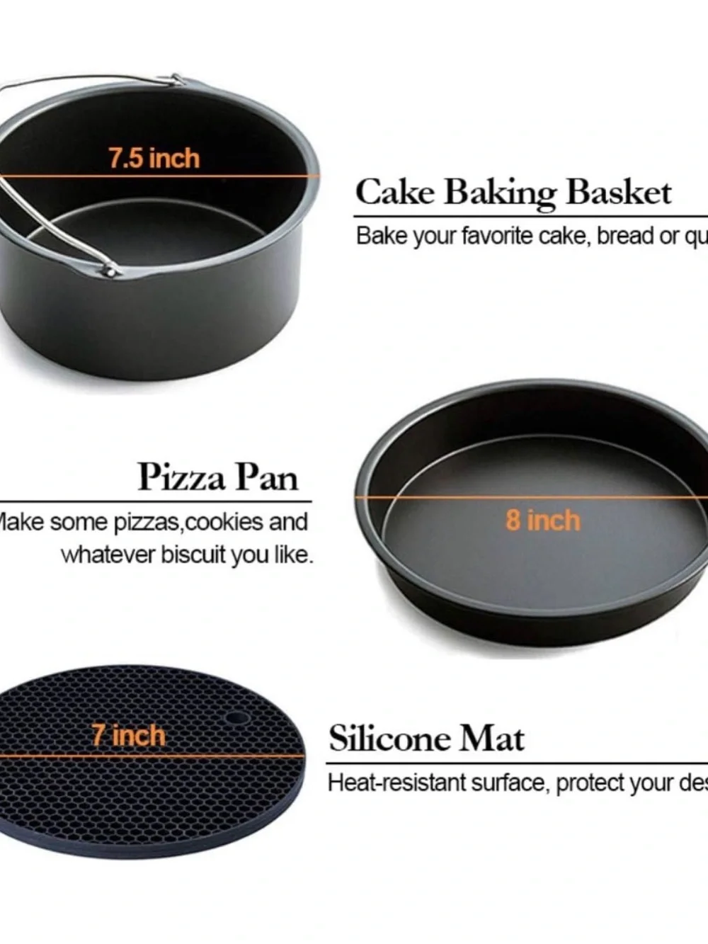 DEMEDO Air Fryer Accessories Kit